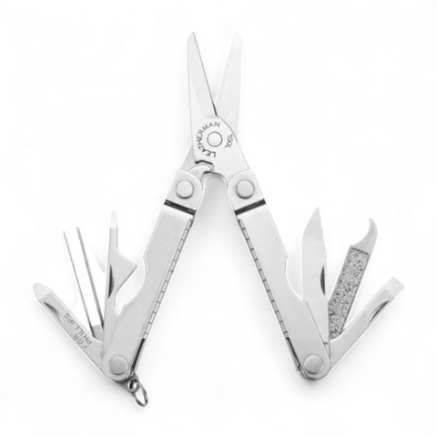 Leatherman Micra Jet Black/Parakeet/Heathered Blush/Edelstahl – Kompaktes Multi-Tool mit Schere für Schlüsselbund & Alltag Leatherman