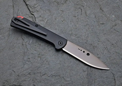 Sandrin Knives Dellatorre SK-1 – Wolframcarbid (HRC 71) Slipjoint | Titanium Clip | Made in Italy GMELCH