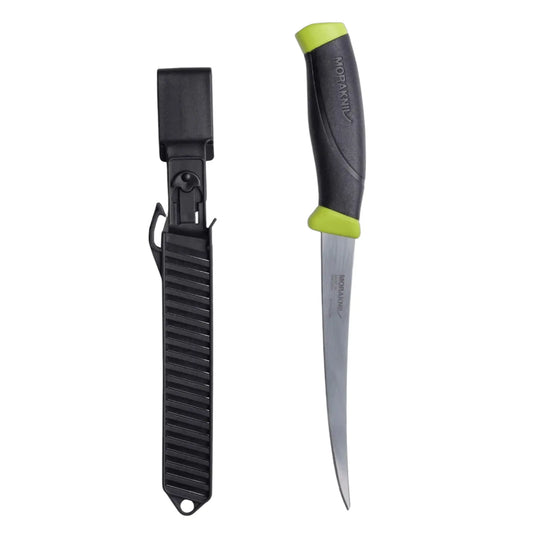 Morakniv Companion Fishing Fillet 155 – Flexibles Filetiermesser mit 12C27-Stahl aus Schweden Morakniv