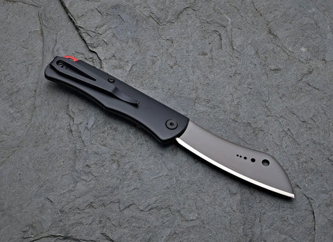 Sandrin Knives Lanzo SK-2 Slipjoint Messer 71 HRC – Wolframcarbid Klinge StaySharp EDC Sandrin KNIVES