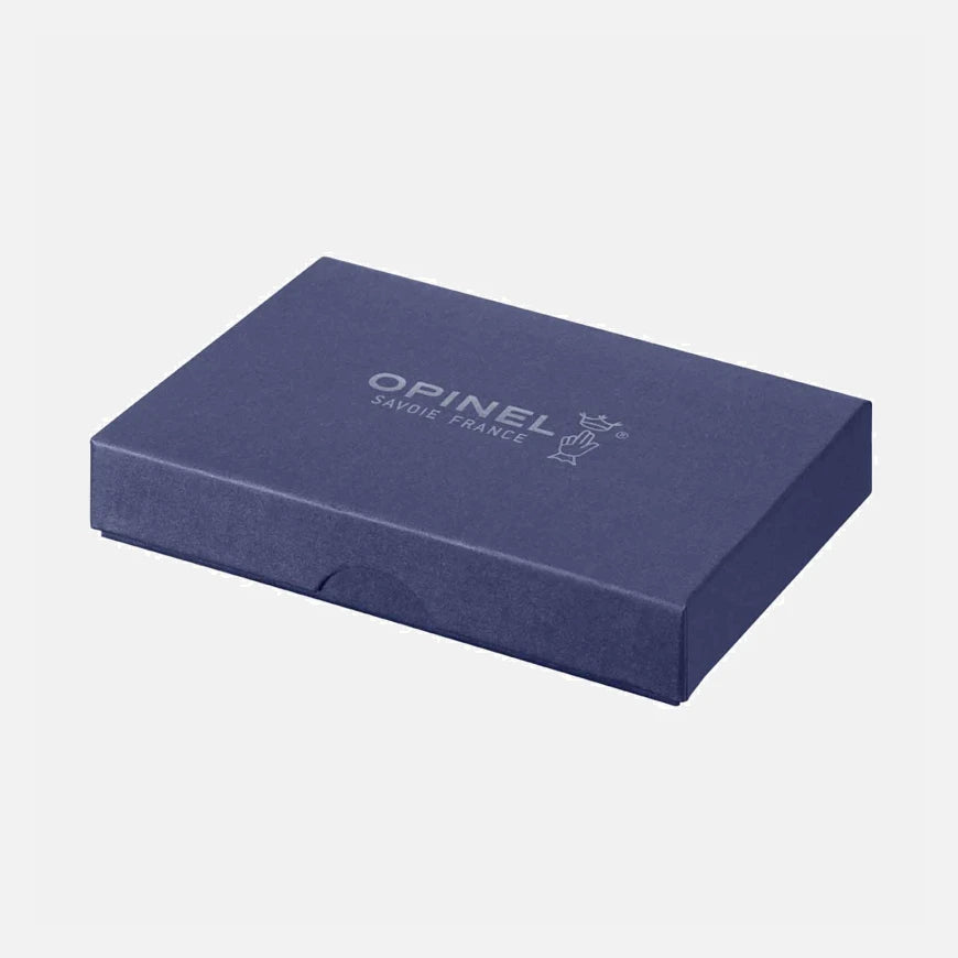 Opinel N°08 Laminierte Birke Grau – Luxus-Taschenmesser mit einzigartigem Birkenholzgriff & Geschenkbox Opinel