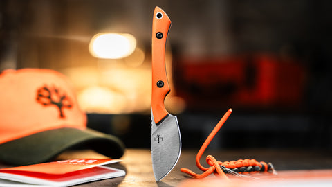 Böker Plus M.U.K. Orange – kompaktes Nessmuk-Fixed-Blade für Jagd & Outdoor