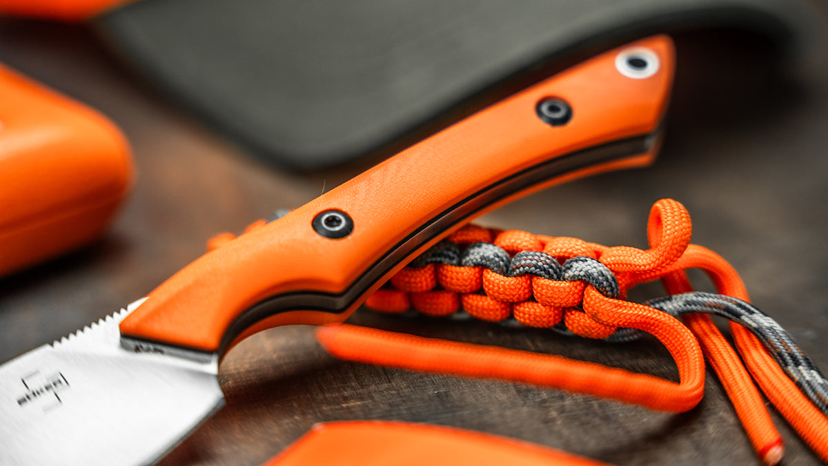 Böker Plus M.U.K. Orange – kompaktes Nessmuk-Fixed-Blade für Jagd & Outdoor