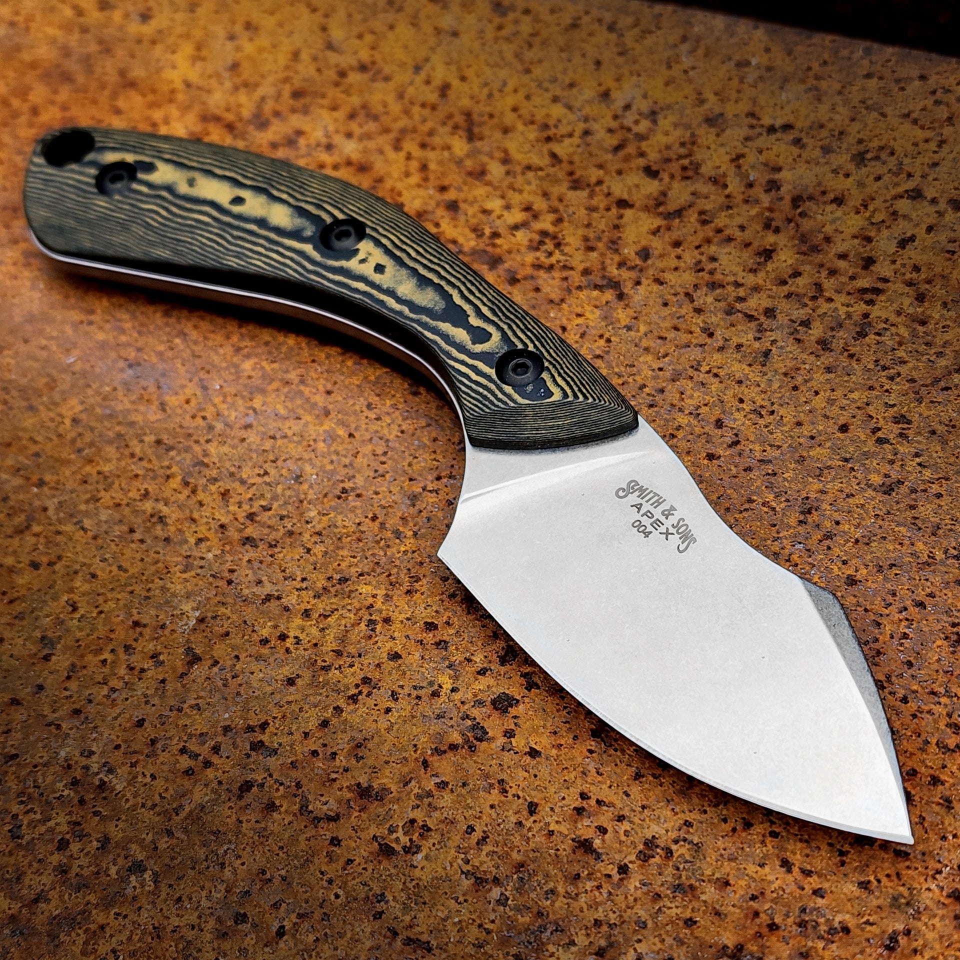 White River Apex Maple / Black Richlite – MagnaCut Fixed Blade EDC | Made in USA