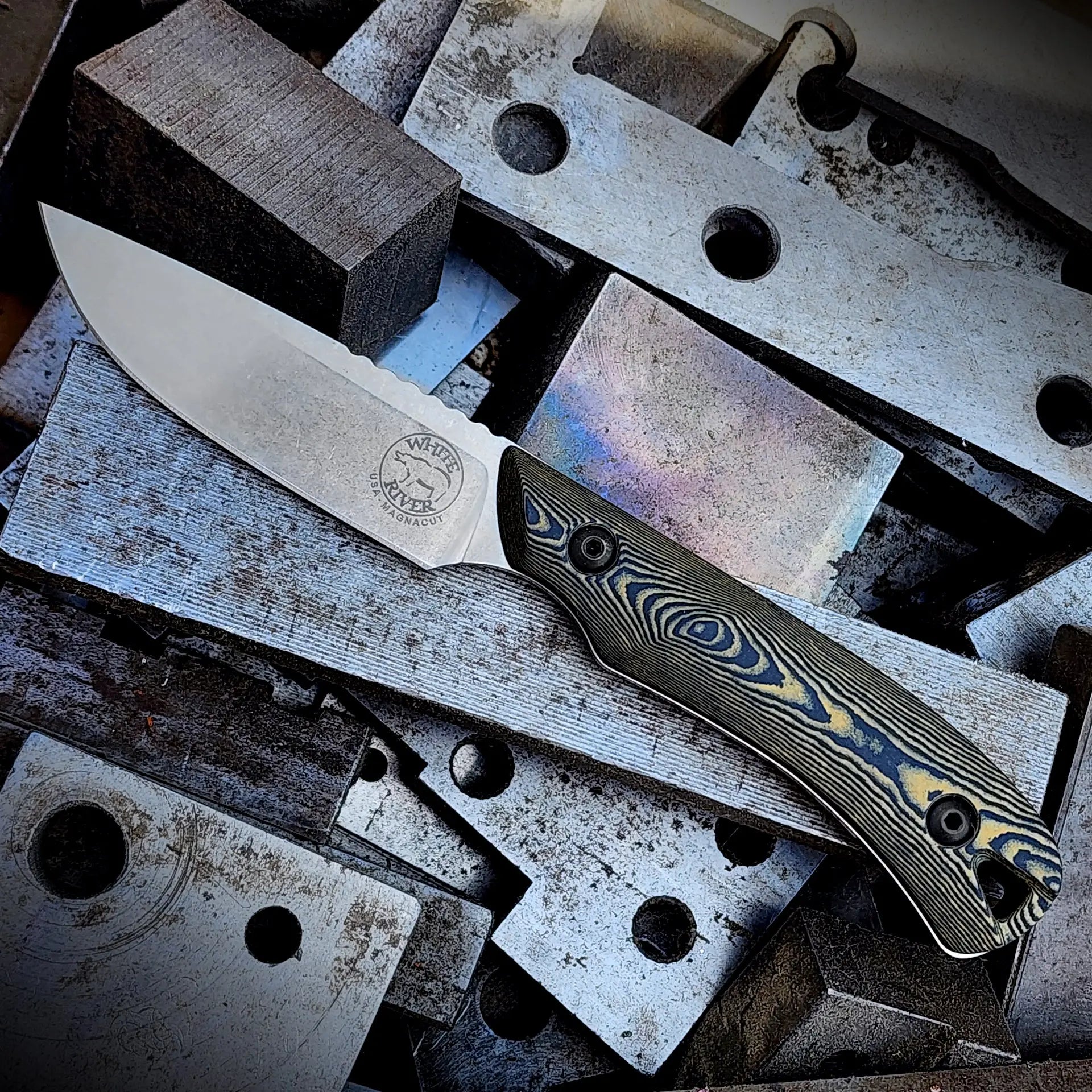 White River Axiom – CPM MagnaCut Fixed Blade Messer inkl. Kydexscheide (USA) White River Knife & Tool
