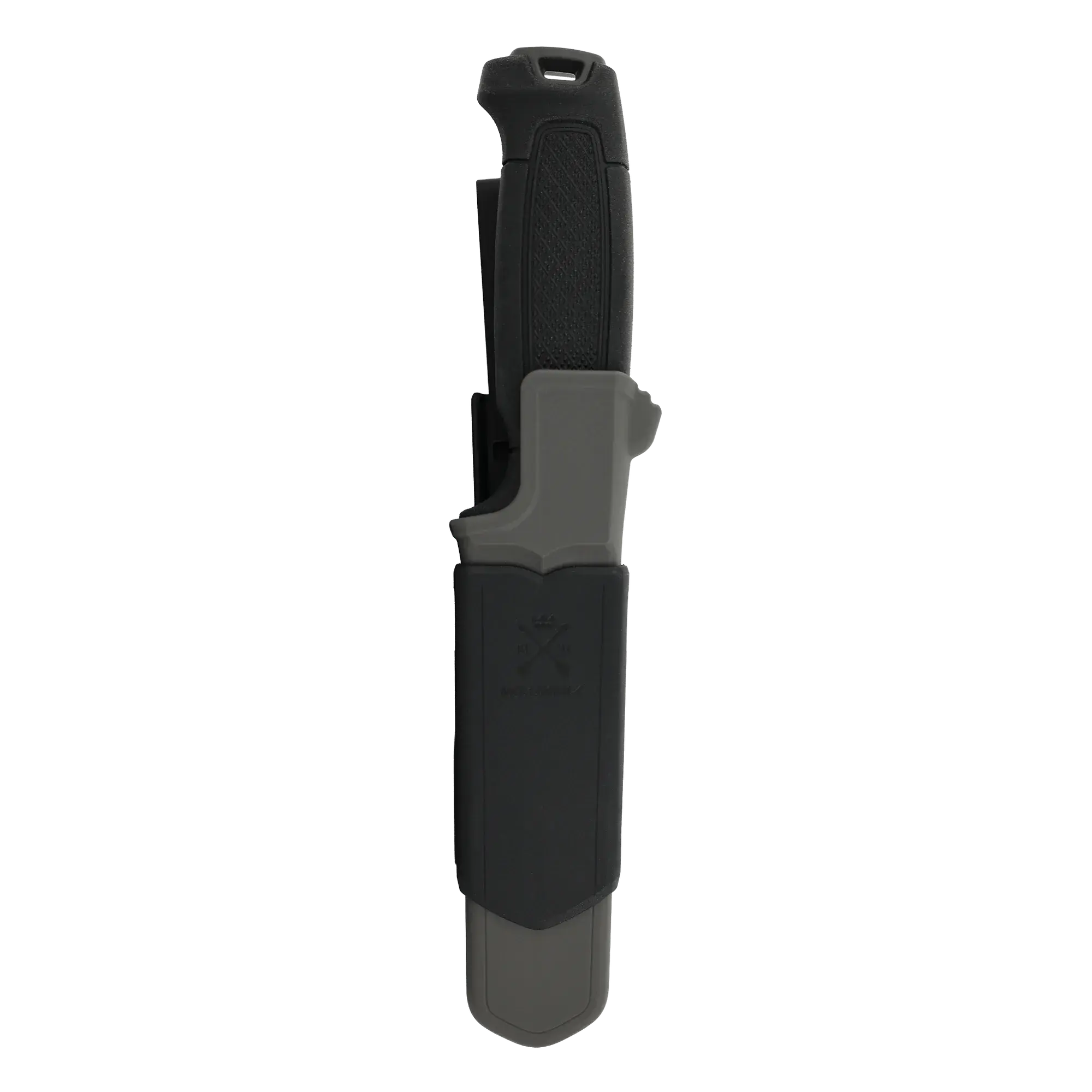 Morakniv Amberg Full Flat (S) Black Skies neben der geöffneten Scheide