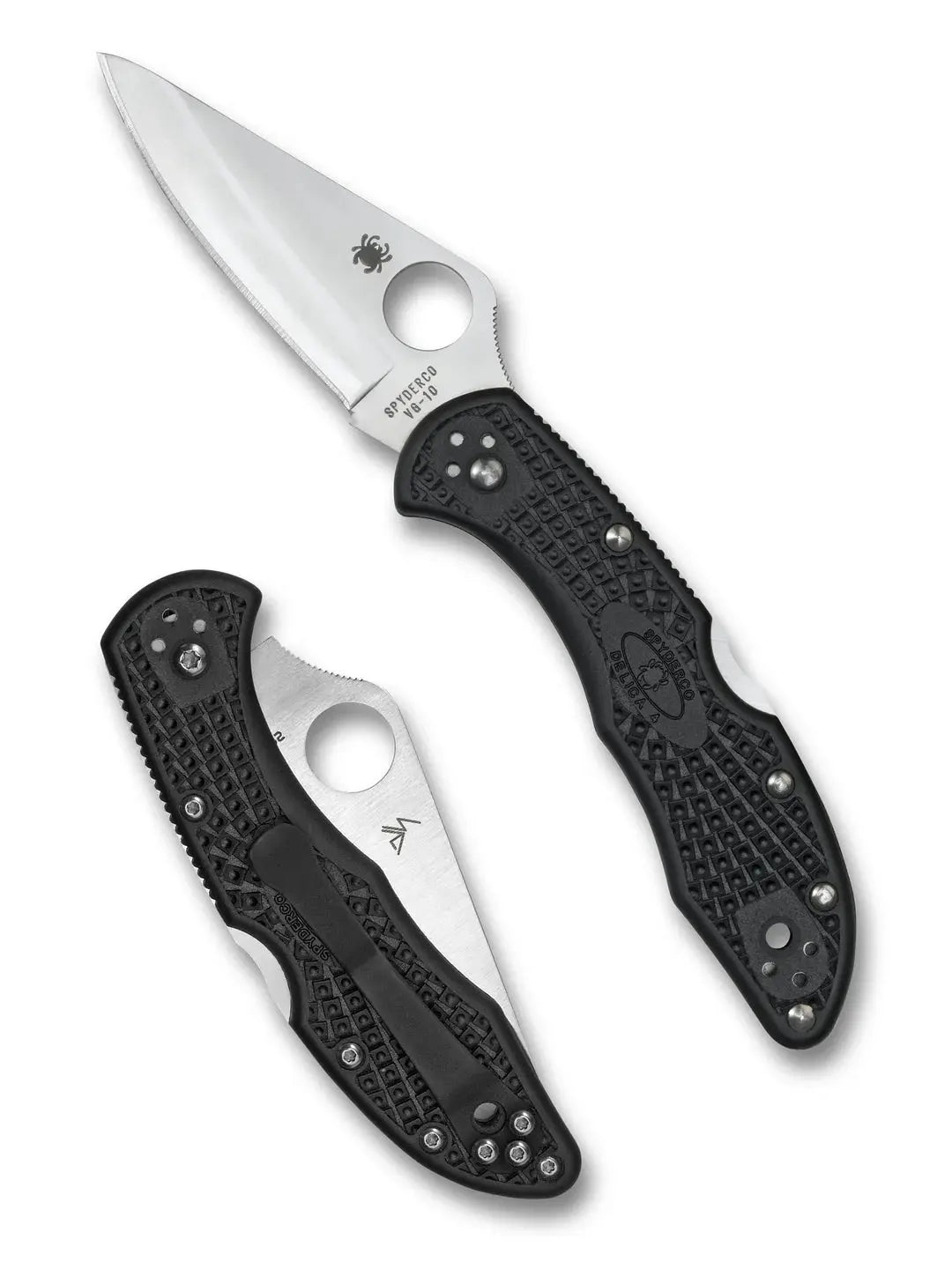 Spyderco C11PBK Delica 4 Black – VG-10 Klappmesser mit FRN Griff Spyderco