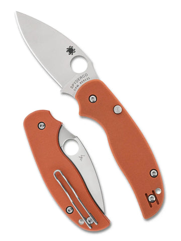 Spyderco C123GPBOR Sage 6 – geöffnet und geschlossen nebeneinander