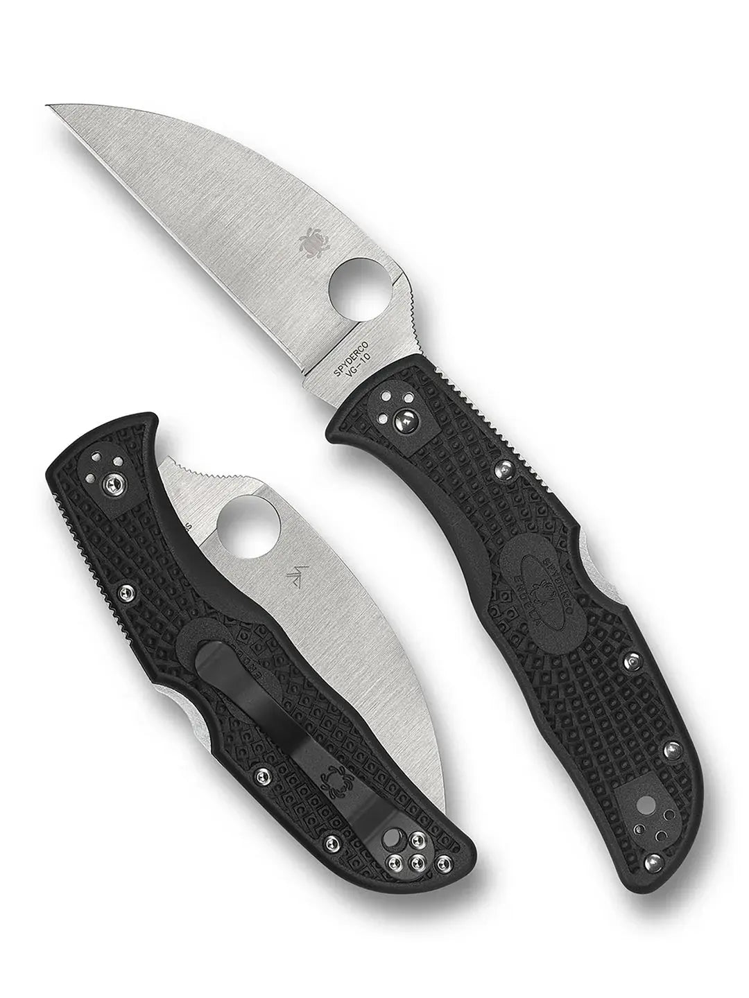 Spyderco C243FPWCBK Endela Wharncliffe – VG-10, Black FRN Spyderco