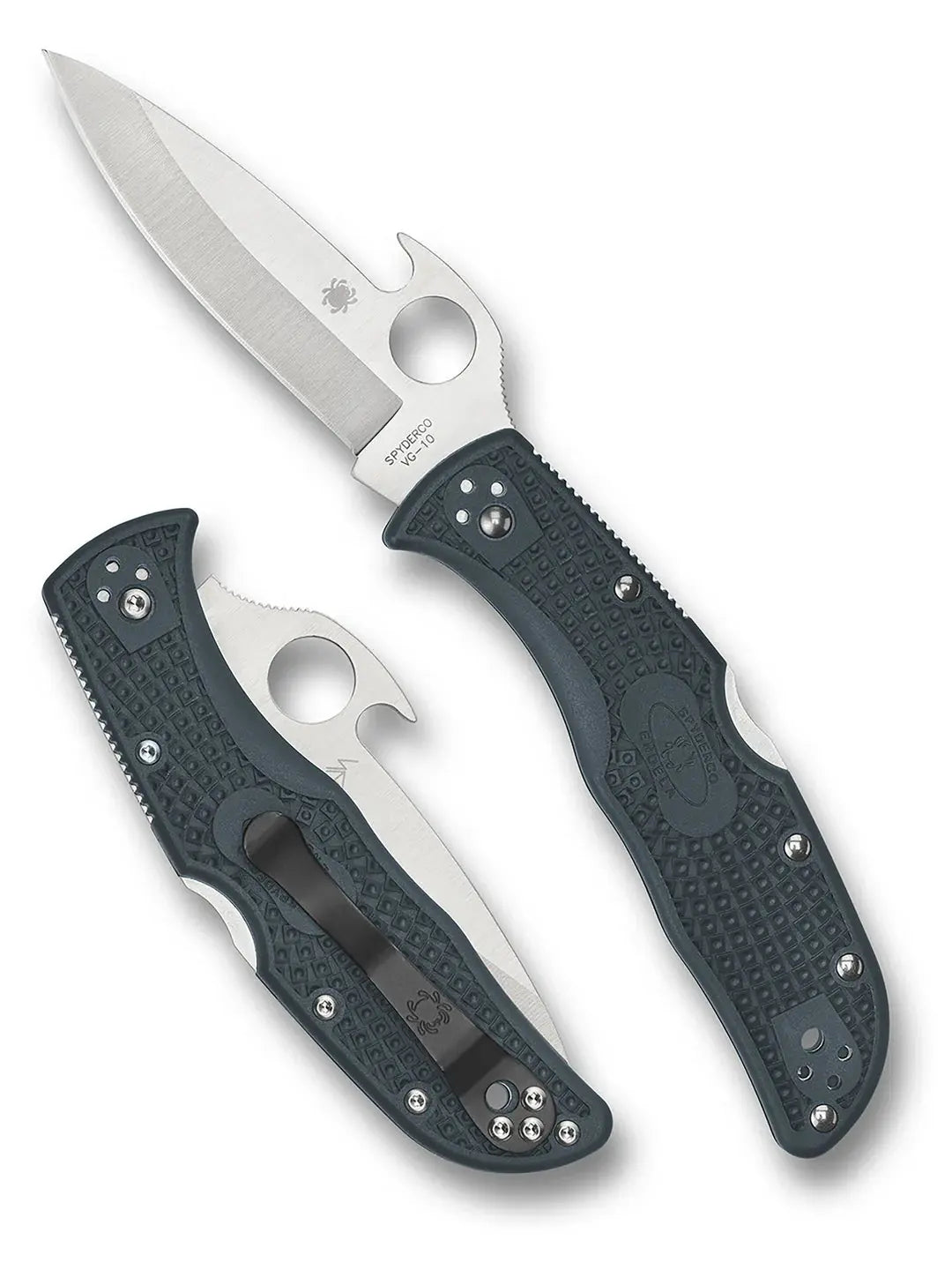 Spyderco C243PGYW Endela Emerson Opener – VG-10, FRN Black Spyderco