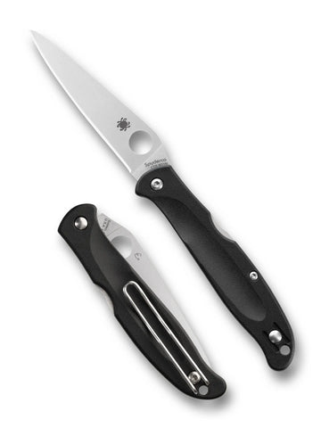 Spyderco Charisma – CTS BD1N, Black FRN, 23 g - GMELCH