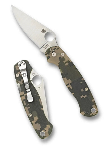 Spyderco C81GPCMO2 Para Military 2 – CPM-S45VN, G-10 Camo Griff, USA Spyderco