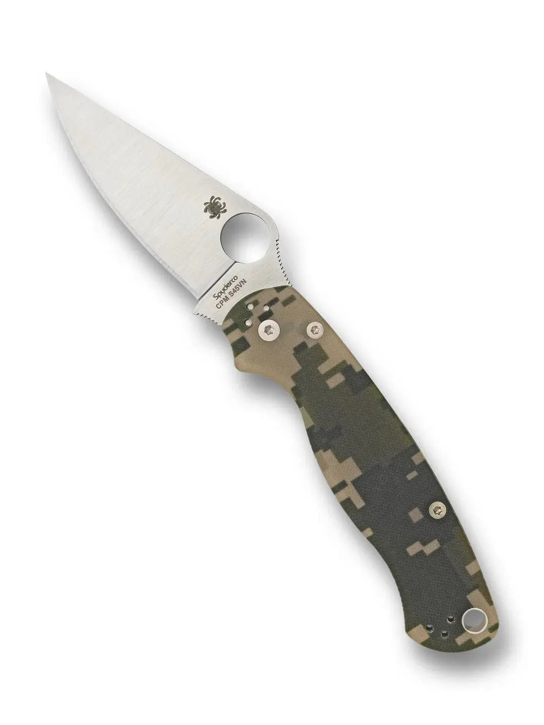 Spyderco C81GPCMO2 Para Military 2 – CPM-S45VN, G-10 Camo Griff, USA Spyderco