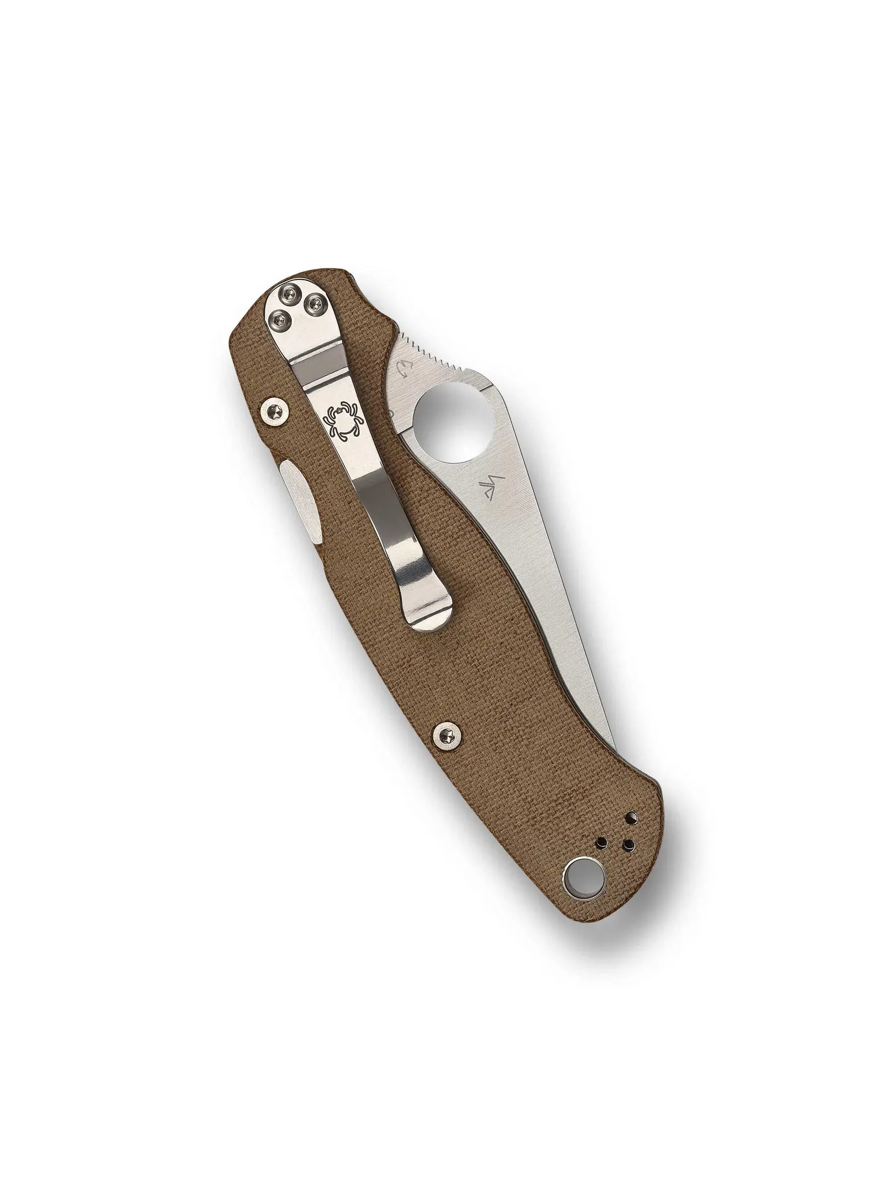 Spyderco Para Military 2 CruCarta – CPM CruWear Micarta (C81MPCW2)