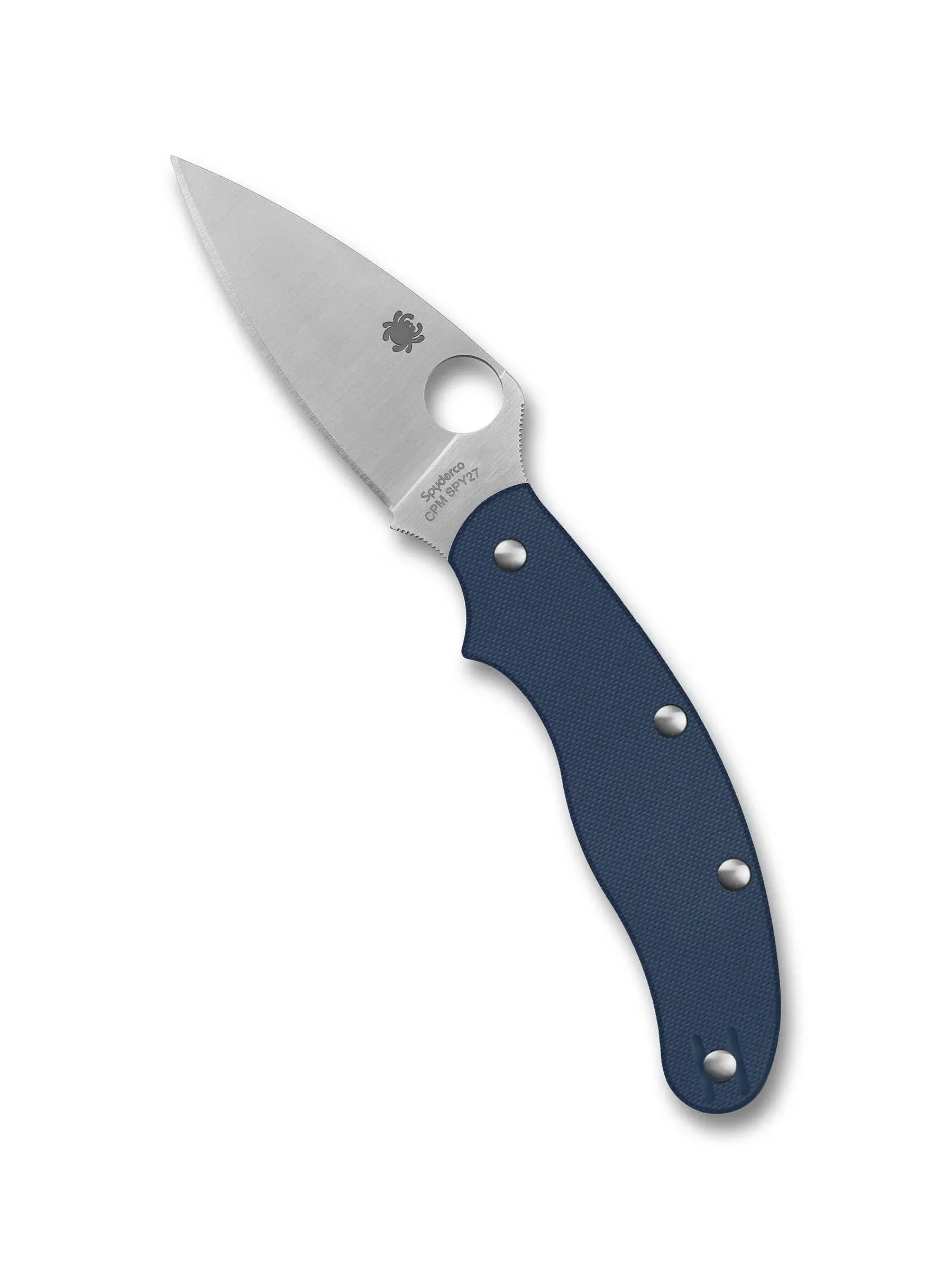 Spyderco UK Penknife™ Cobalt Blue G10 CPM SPY27® PlainEdge (C94GPCBL) 42a konform
