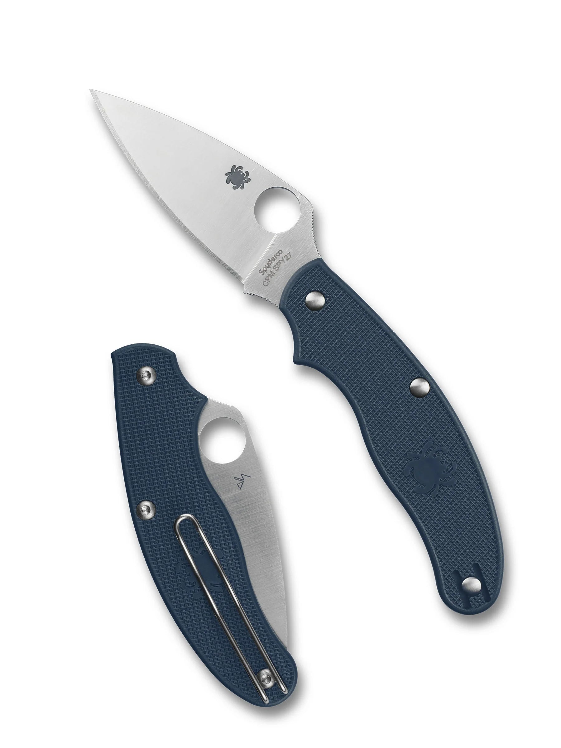 Spyderco UK Penknife™ CPM SPY27® – Blue FRN Slipjoint (C94PCBL) 42a konform