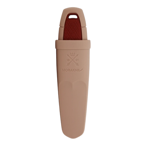 Morakniv Eldris Color of the Year 2026 (S) neben der geöffneten Scheide