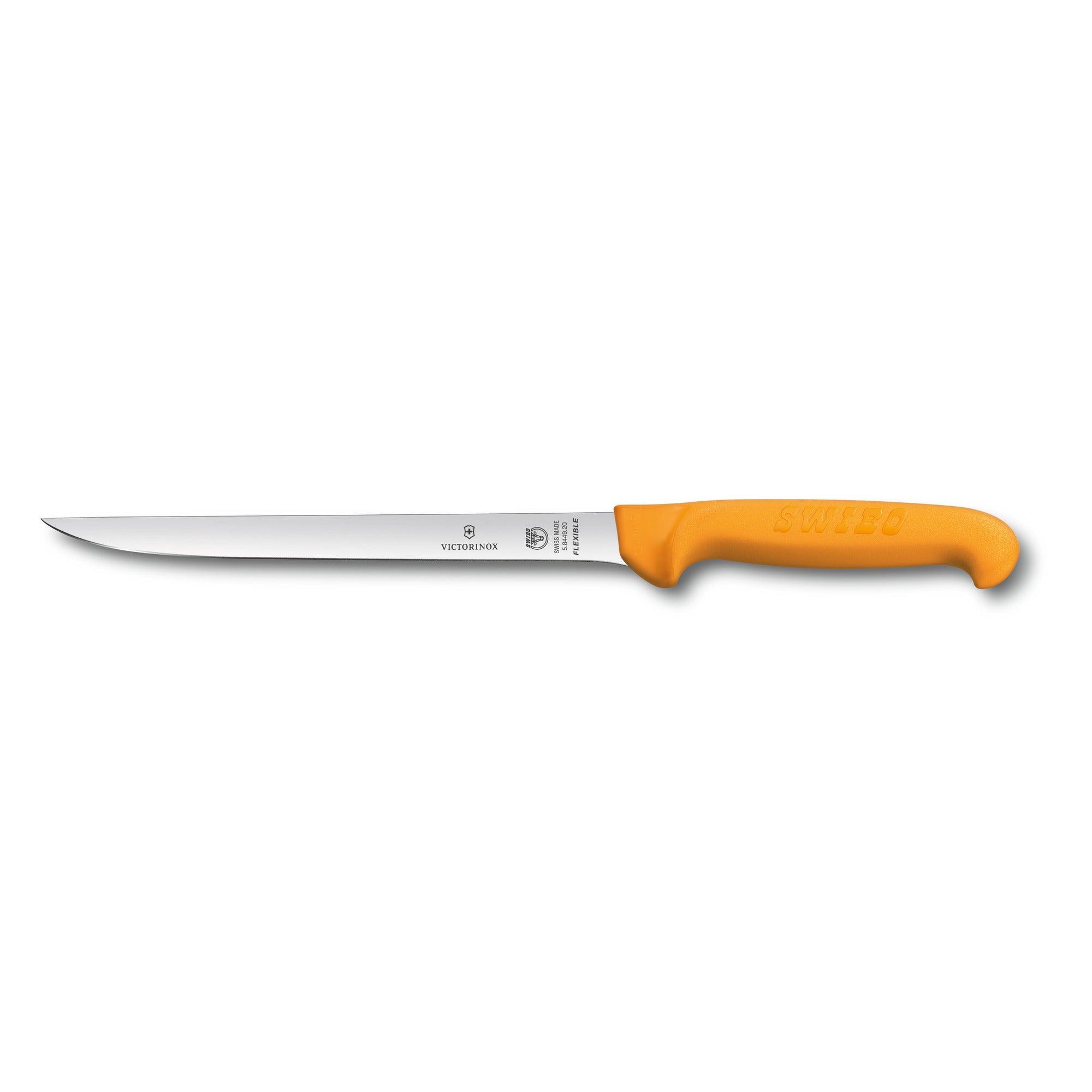 Victorinox Fischfiletiermesser 20cm SB-Hülle Orange Swibo 5.8449.20