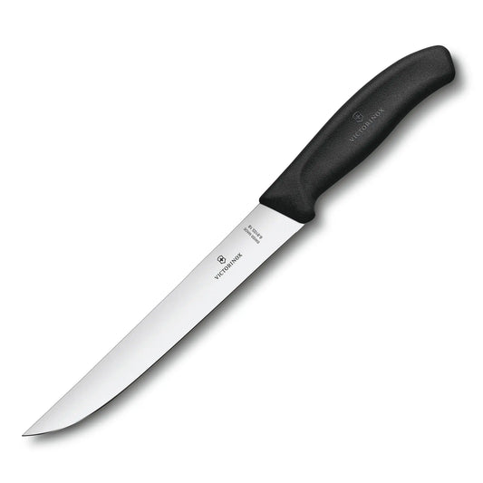 Victorinox Swiss Classic, Tranchiermesser, 18cm, gerade, schwarz, 6.8103.18B Victorinox