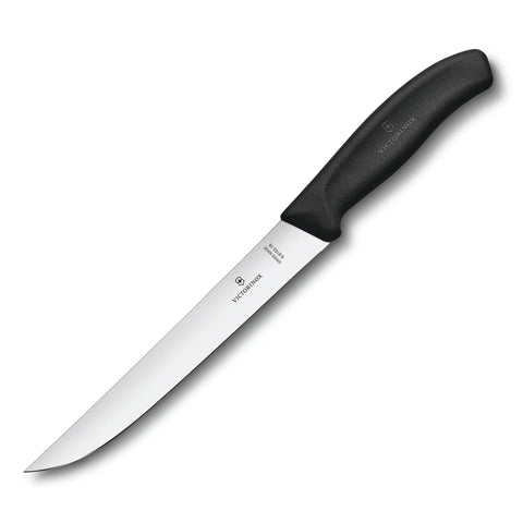 Victorinox Swiss Classic, Tranchiermesser, 18cm, gerade, schwarz, 6.8103.18B Victorinox