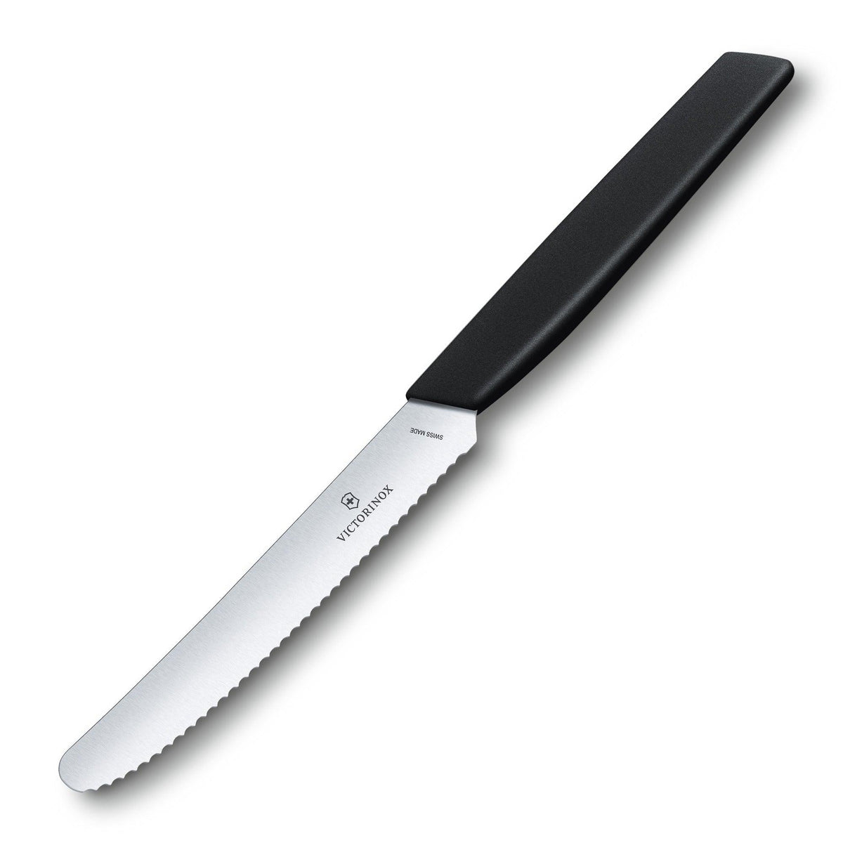 6x Victorinox Swiss Modern Tafelmesser Gemüsemesser Tomatenmesser schwarz