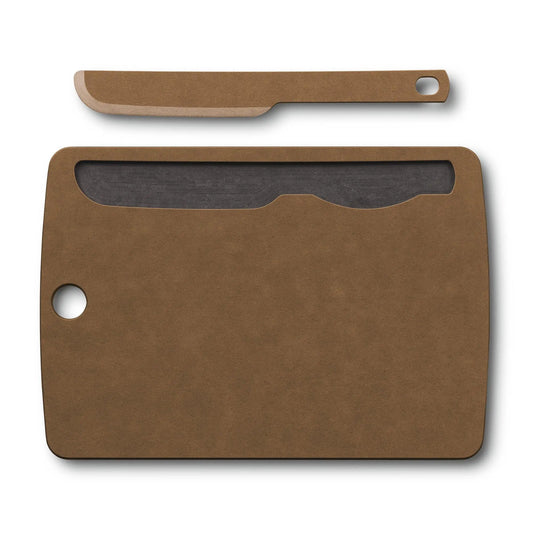 Victorinox Brotzeitbrett-Set  Braun Victorinox