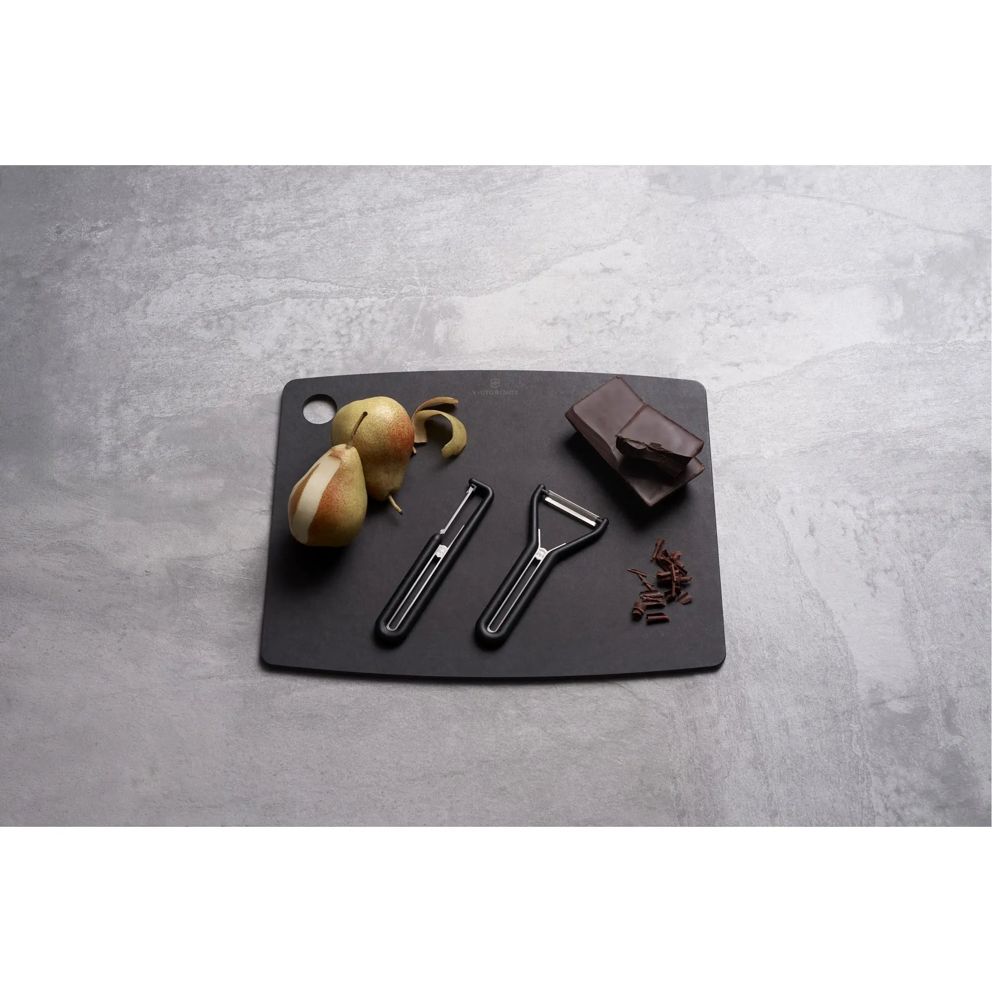 Victorinox Nova Sparschäler zweischneidig, gerader Schliff, Schäler für Obst Gemüse Victorinox