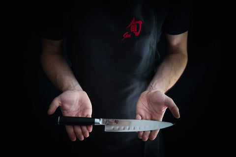 KAI Shun DM-0718 Santoku 18 cm – Damaszenerstahl, VG-MAX Kern, Kullenschliff KAI