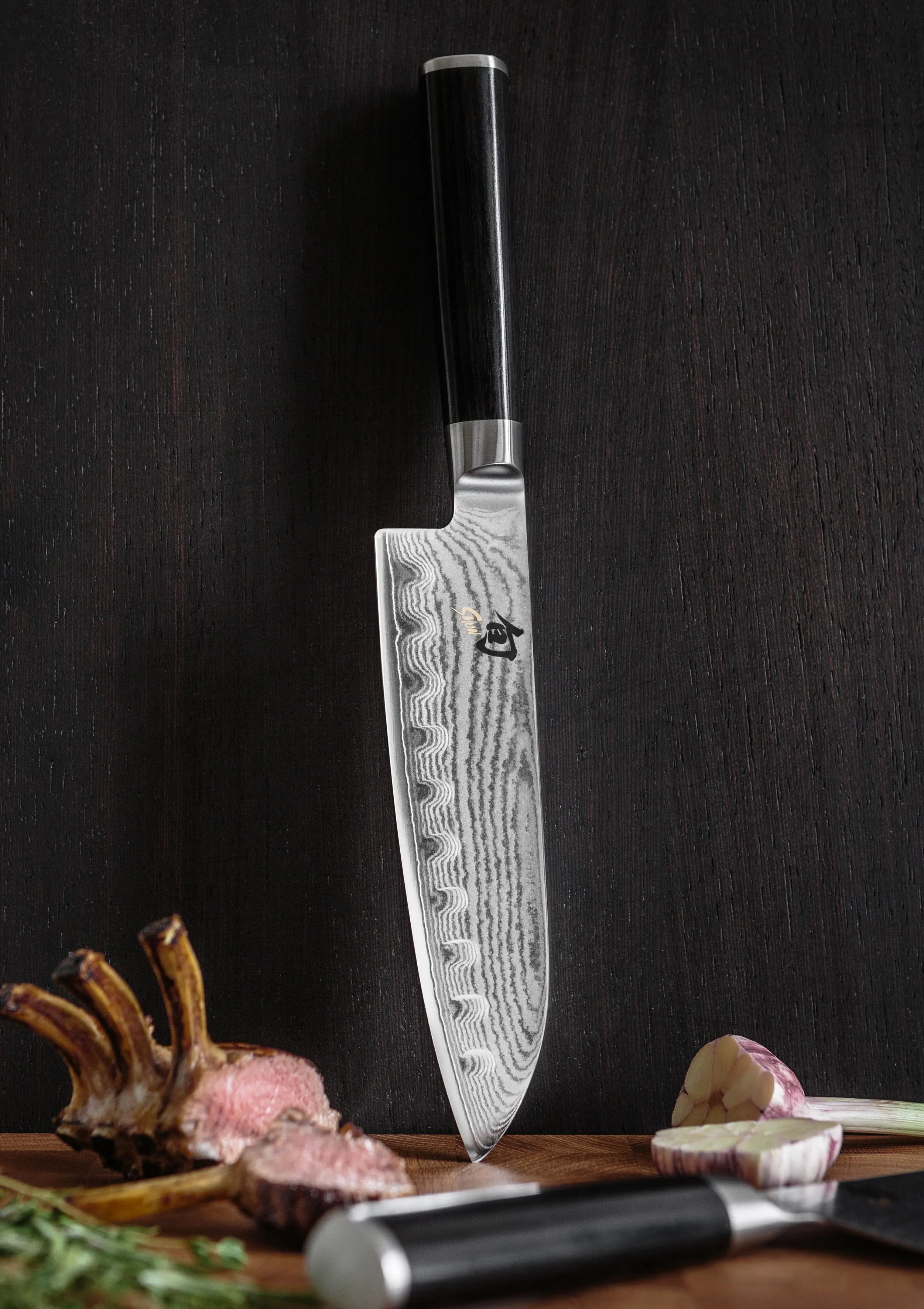 KAI Shun DM-0718 Santoku 18 cm – Damaszenerstahl, VG-MAX Kern, Kullenschliff KAI