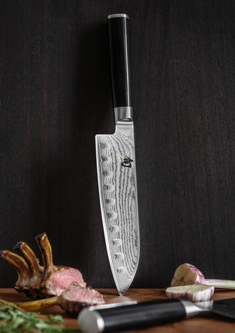 KAI Shun DM-0718 Santoku 18 cm – Damaszenerstahl, VG-MAX Kern, Kullenschliff KAI