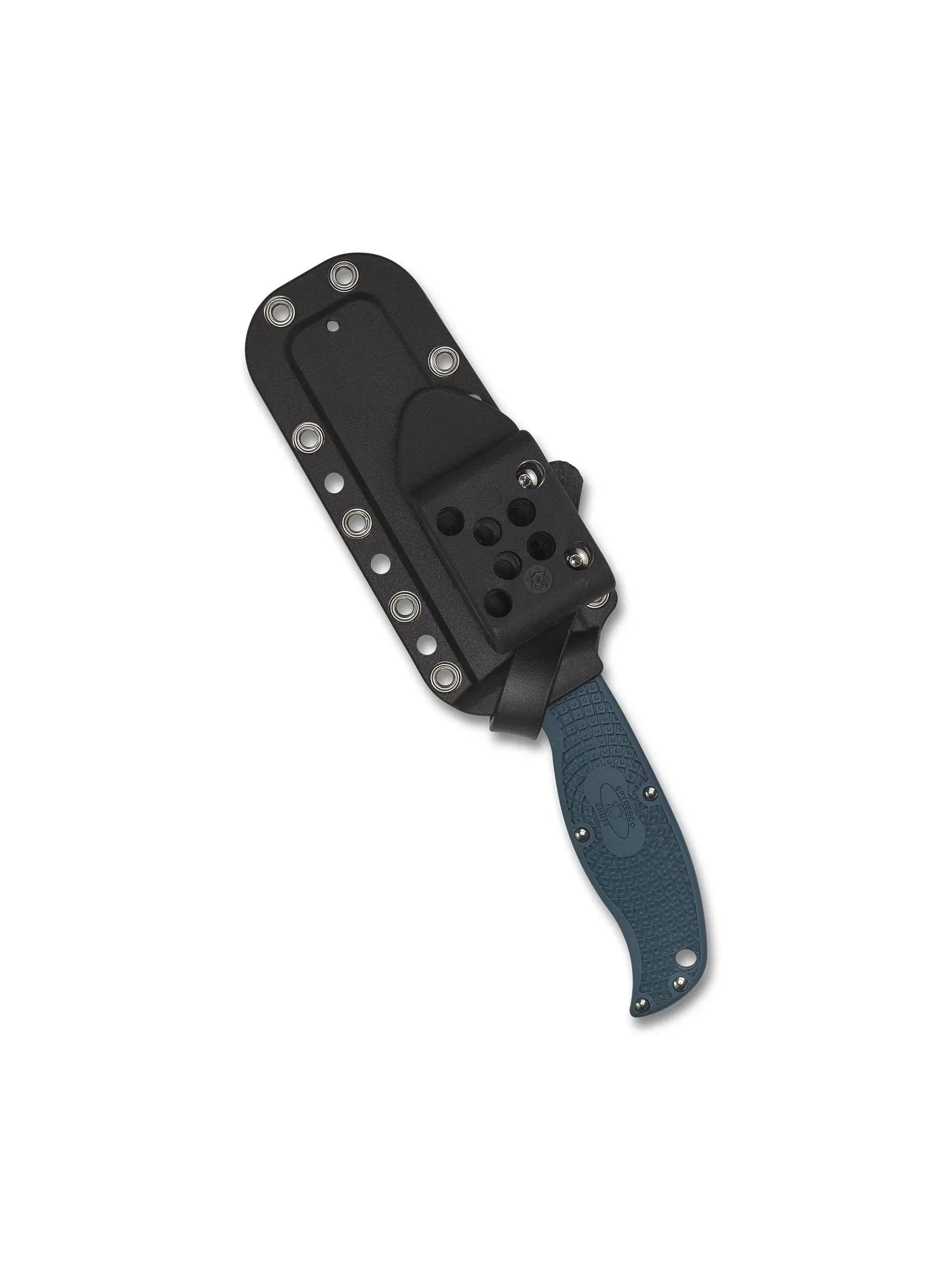 Spyderco FB31PBL2K390 Enuff 2 – K390 Tool Steel | Blue FRN | Made in Japan Spyderco