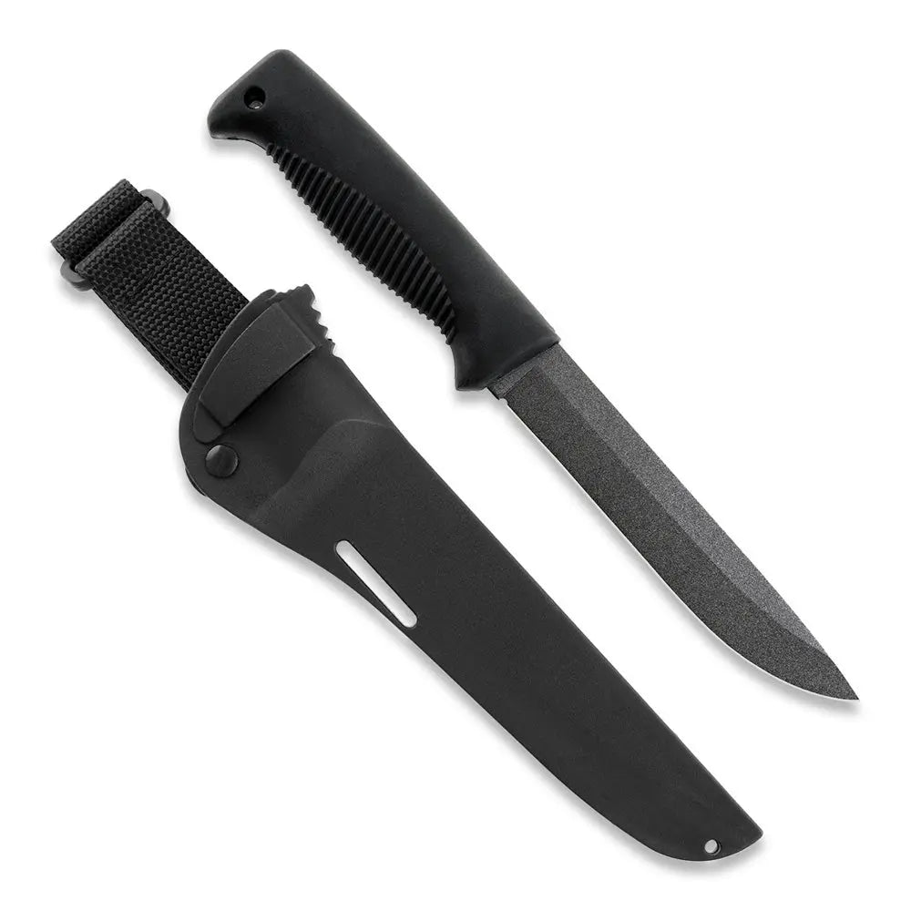 Peltonen M95 Ranger Puukko Cerakote Schwarz – Survivalmesser mit Kompositscheide