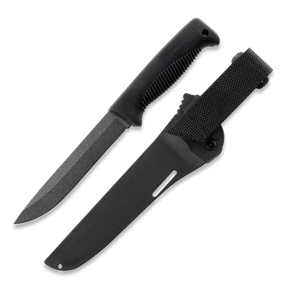 Peltonen M95 Ranger Puukko Cerakote Schwarz – Survivalmesser mit Kompositscheide