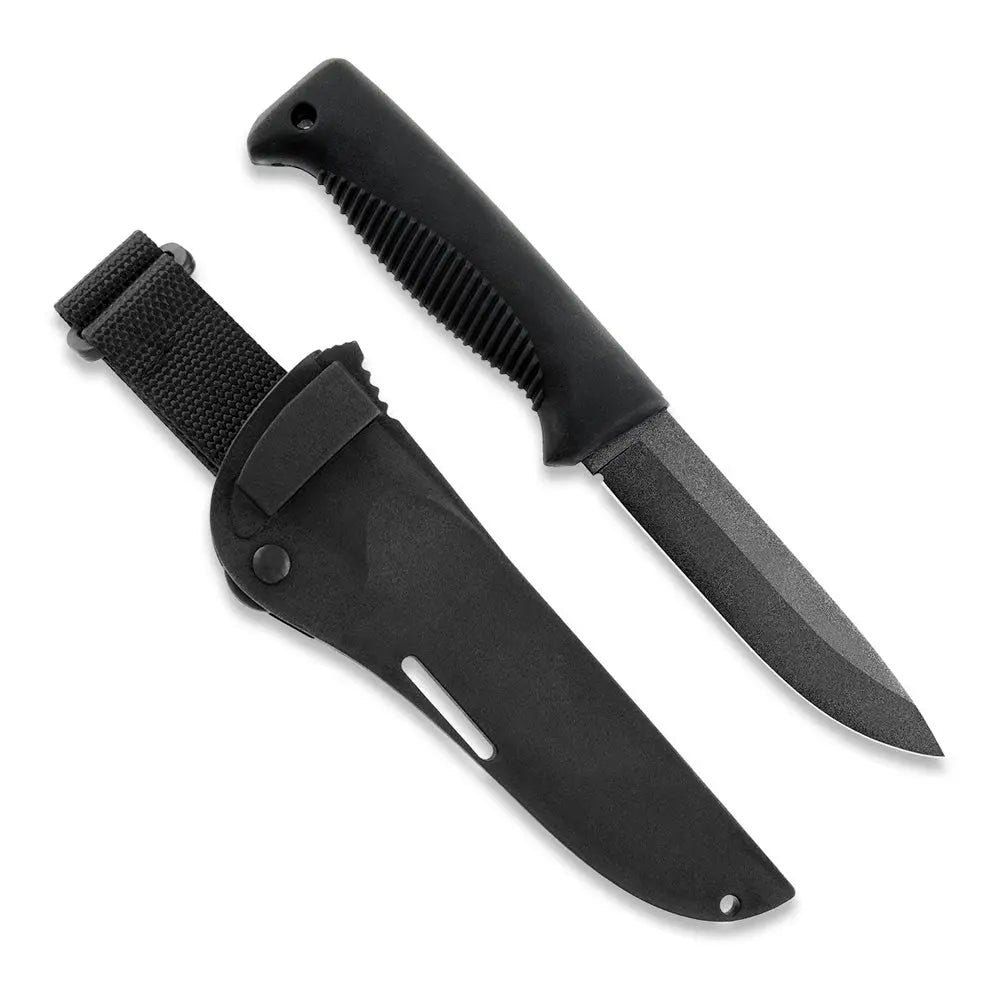Peltonen M07 Ranger Puukko Teflon – Survivalmesser mit Kunststoffscheide Schwarz