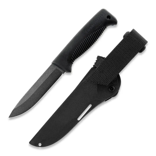 Peltonen M07 Ranger Puukko Teflon – Survivalmesser mit Kunststoffscheide Schwarz