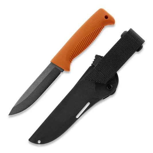 Peltonen M07 Ranger Puukko Orange – Survivalmesser mit Cerakote-Klinge und Kunststoffscheide