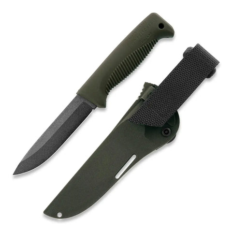 Peltonen M07 Ranger Puukko OD Green – Survivalmesser mit Teflon-Klinge und Kunststoffscheide