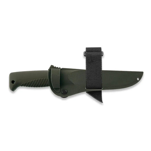 Peltonen M07 Ranger Puukko OD Green – Survivalmesser mit Teflon-Klinge und Kunststoffscheide