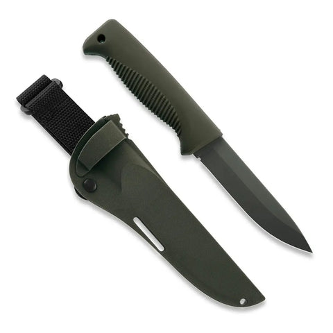 Peltonen M07 Ranger Puukko Cerakote OD Green – Survivalmesser mit Kunststoffscheide