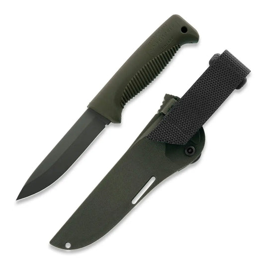 Peltonen M07 Ranger Puukko Cerakote OD Green – Survivalmesser mit Kunststoffscheide