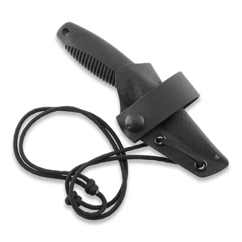 Peltonen Pikkusissi M23 Schwarz – Neck Knife mit Kydexscheide