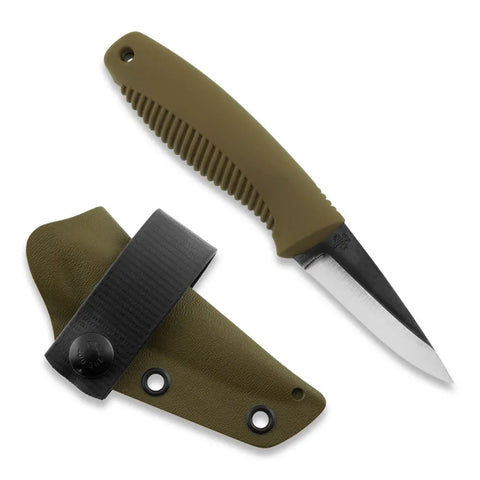 Peltonen Pikkusissi M23 Coyote – Neck Knife mit Kydexscheide