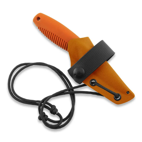 Peltonen Pikkusissi M23 Orange – Neck Knife mit Kydexscheide