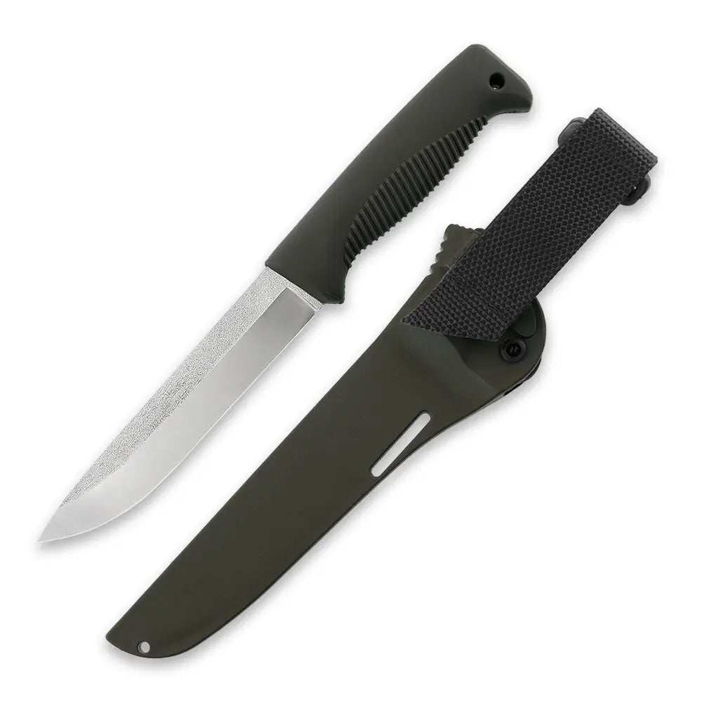 Peltonen M95 Ranger Puukko N690 Dunkelgrün – Survivalmesser mit Kompositscheide