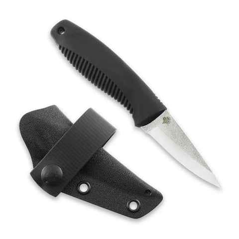 Peltonen M23 Ranger Cub N690 Schwarz – rostfreies Neck Knife mit Kydexscheide