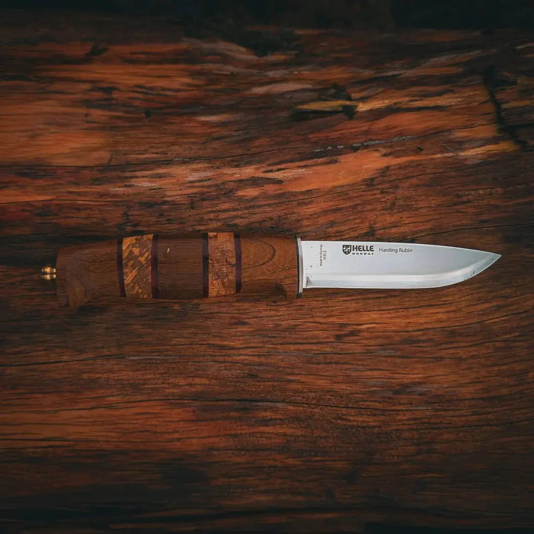 Helle Harding Rubin 2026 Limited Edition Messer H3LS Holz Sammlermesser aus Norwegen HELLE