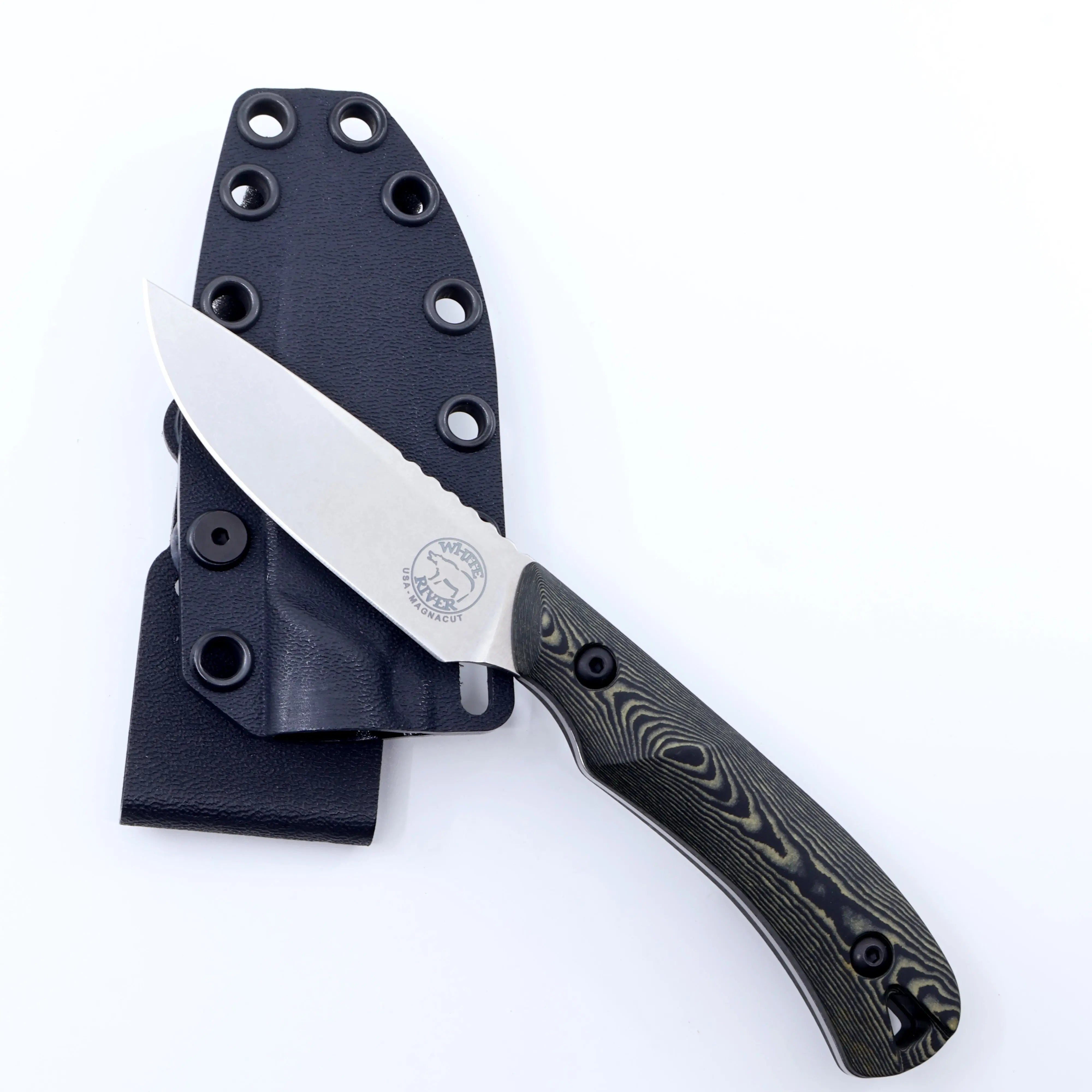 White River Axiom – CPM MagnaCut Fixed Blade Messer inkl. Kydexscheide (USA) White River Knife & Tool