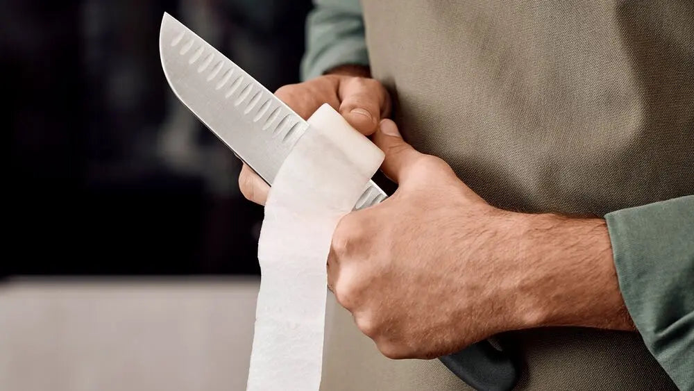 Victorinox Fibrox Santokumesser 17 cm – Profi-Küchenmesser mit Kullenschliff Victorinox