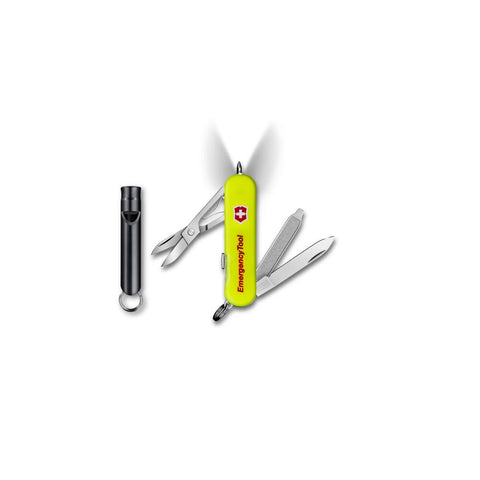 Victorinox Emergency Tool Signature Lite – Notfall-Multitool mit LED & Trillerpfeife