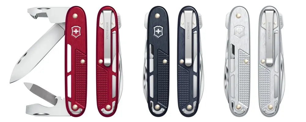 Victorinox Synergy Alox 93mm – Rot, Dunkelblau oder Silber – 9 Funktionen Victorinox
